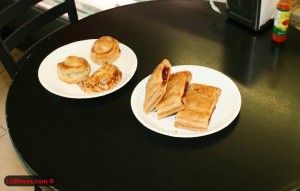 Left: Pastelitos Right: Guava Pasteles Left: Pastelitos Right: Guava Pasteles